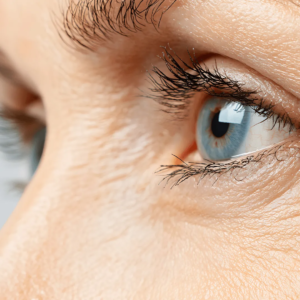 Femme rides et ridules en attente de radiofréquence microneedling soins esthétiques Paris médecin esthétique Paris Docteur Dominique Bellecour