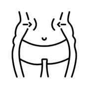 Icône graisses localisées traitement Coolwaves soins esthétiques Paris médecin esthétique Paris Docteur Dominique Bellecour